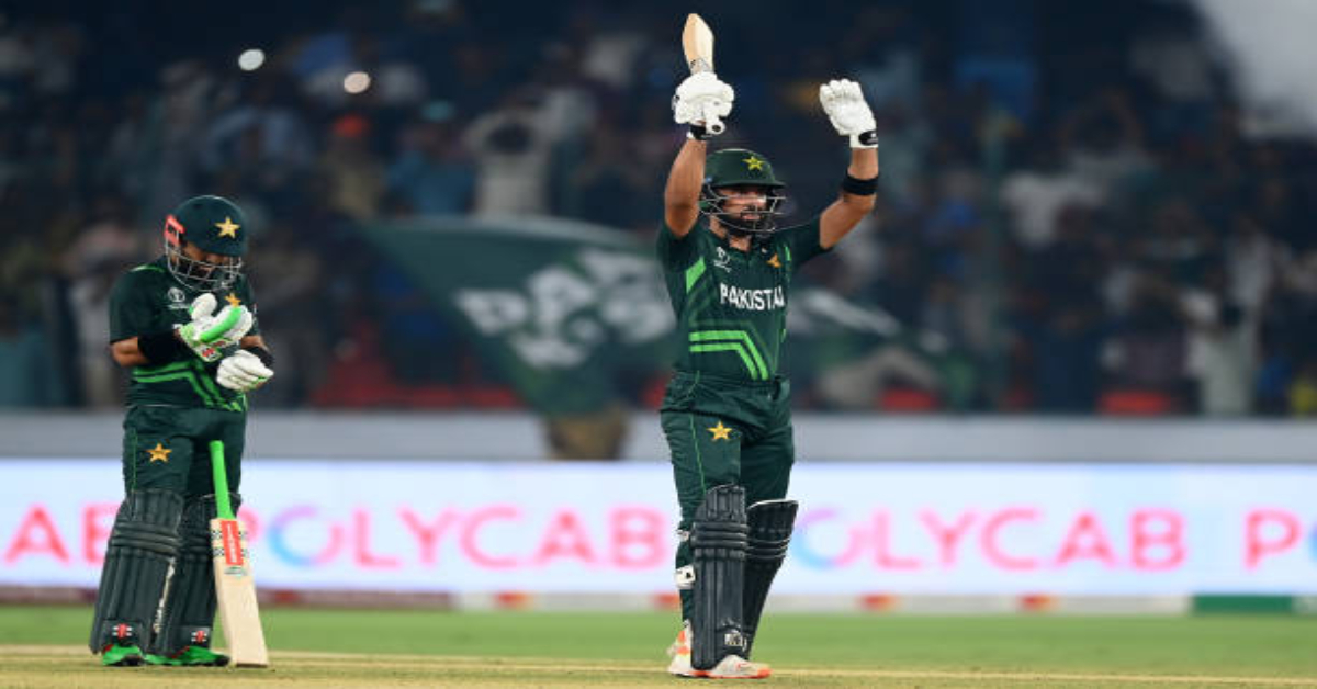 Shafique-Rizwan power Pakistan in highest-ever successful World Cup chase