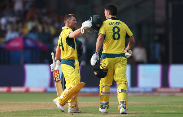 David Warner and Mitchell Marsh secure two vital points for Australia